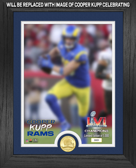 Cooper Kupp Super Bowl 56 Champion Bronze Coin Photo Mint