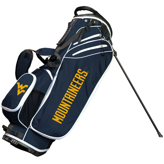 West Virginia Mountaineers Birdie Stand Golf Bag Navy