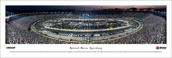 Bristol Motor Speedway - Night Race - Unframed - 757 Sports Collectibles