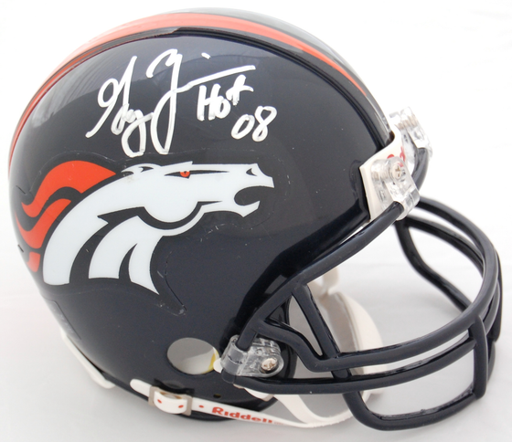 Gary Zimmerman Denver Broncos Autographed Mini Helmet