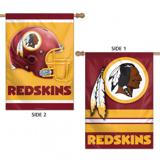 Redskins 2-sided vertical flag