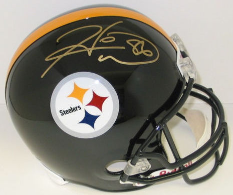 Hines Ward Pittsburgh Steelers Autographed Full Size Authentic Helmet