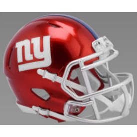 New York Giants Speed Authentic Full Size Football Helmet FLASH Alternate Limited Edition - 757 Sports Collectibles