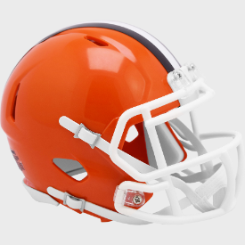 Preorder - Cleveland Browns 1975 to 2005 Riddell Speed Mini Replica Throwback Helmet - Ships in March/April