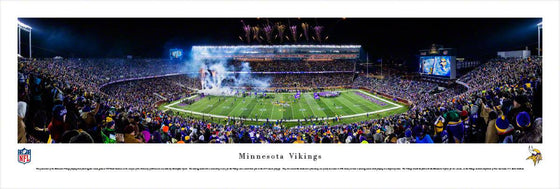 Minnesota ViKings - Final Game at TCF Bank Stadium - Unframed - 757 Sports Collectibles