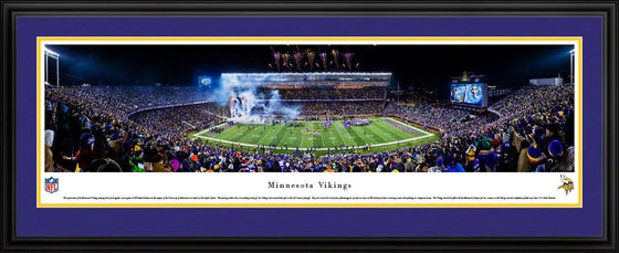 Minnesota ViKings - Final Game at TCF Bank Stadium - Deluxe Frame - 757 Sports Collectibles