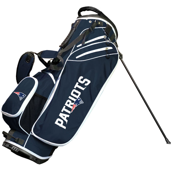 New England Patriots Birdie Stand Golf Bag Navy