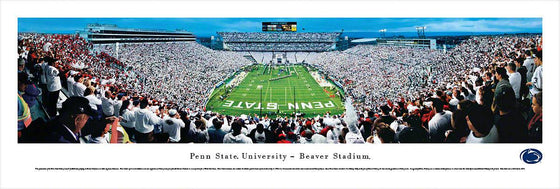 Penn State Football - End Zone - Unframed - 757 Sports Collectibles