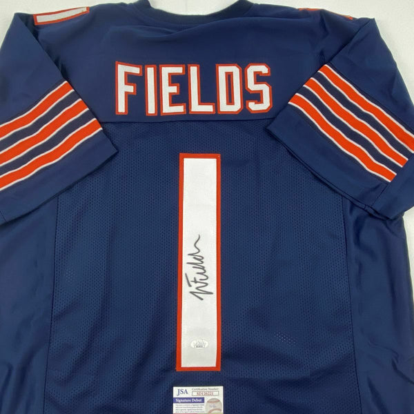 Justin Fields Signed Jersey (JSA)