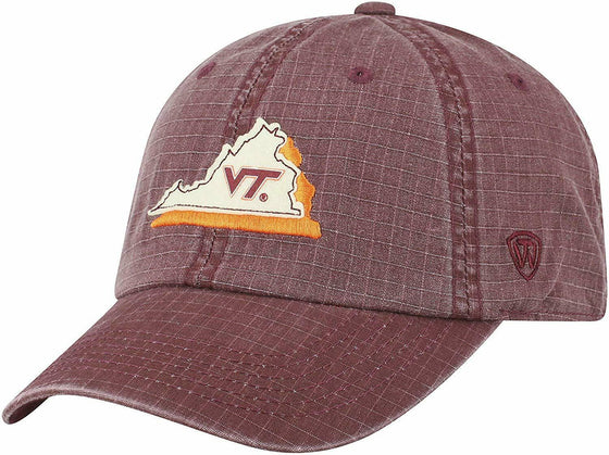 Virginia Tech Hokies Hat Cap Snapback Washed Cotton One Size Fits Most NWT