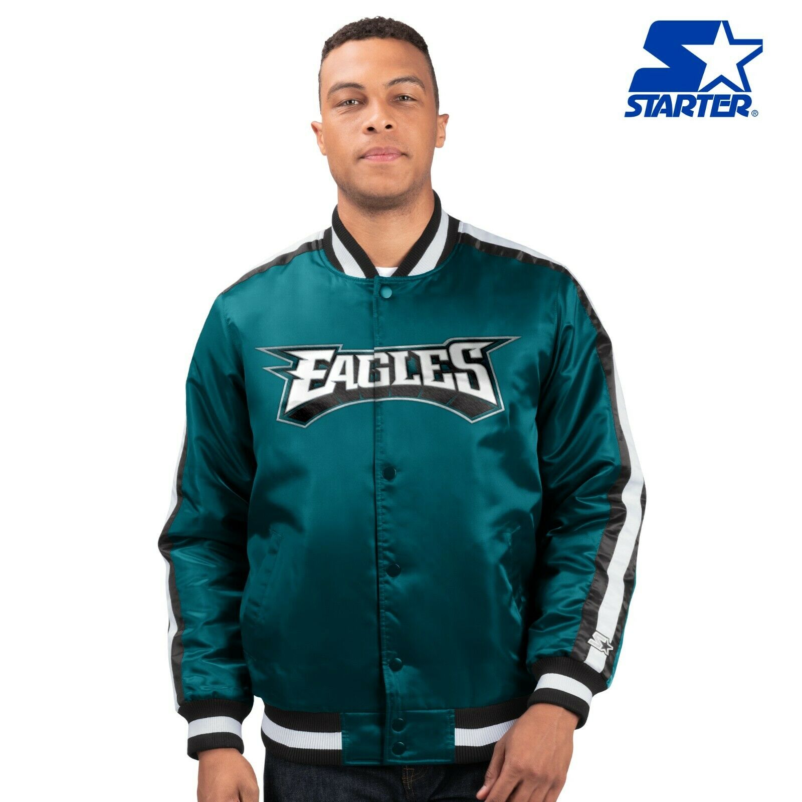 RARE NEW LARGE Philadelphia Eagles Starter jacket