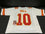 TYREEK HILL KANSAS CITY SIGNED WHITE CUSTOM JERSEY JSA WITNESS COA CHAMPS - 757 Sports Collectibles