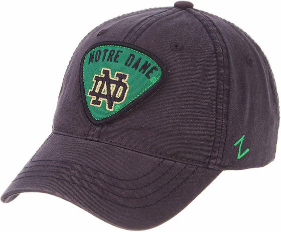 Notre Dame Fighting Irish Hat Cap Washed Blue Cotton Adjustable Strap NWT