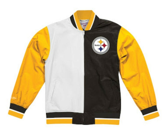 Pittsburgh Steelers Mitchell & Ness NFL Men's Team History Warm Up Jacket 2.0