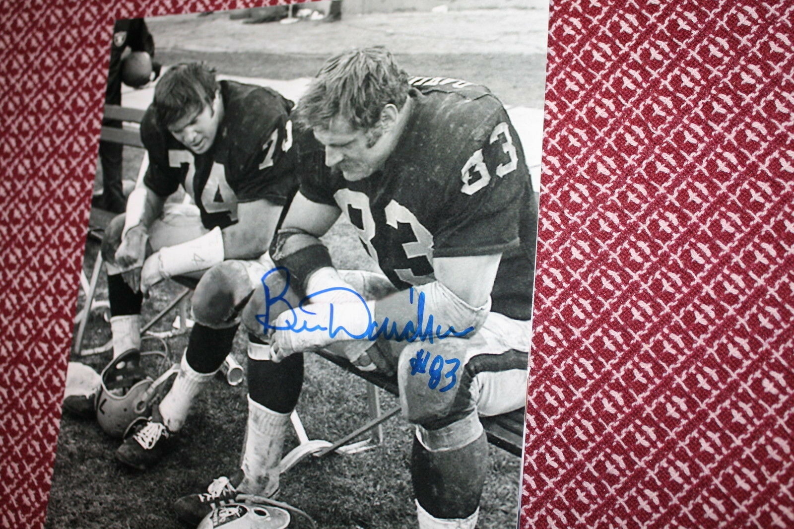 BEN DAVIDSON signed 8x10 photo PSA/DNA Oakland Raiders