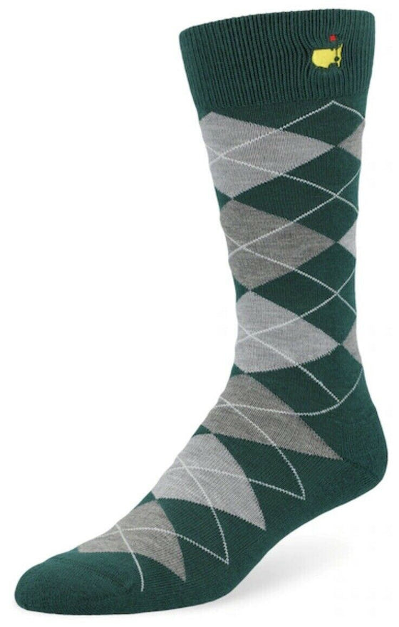 2021 Masters FootJoy Augusta Green Gray Argyle Mens Socks Golf - 757 Sports Collectibles