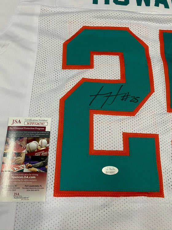 XAVIEN HOWARD MIAMI SIGNED CUSTOM THROWBACK JERSEY JSA WITNESS COA - 757 Sports Collectibles