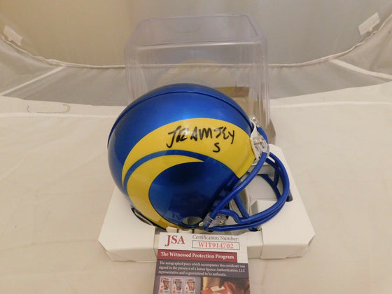 Jalen Ramsey Signed Autographed Los Angeles Rams Mini Helmet JSA COA - 757 Sports Collectibles