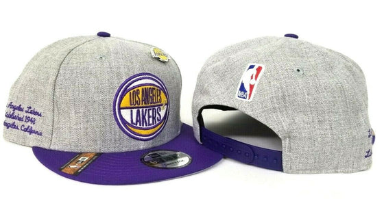 2019 NBA Draft Heather Gray Los Angeles Lakeres Pin 9Fifty Snapback Hat