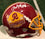 Washington Football Team - Art Monk Custom Hall of Fame Signed Burgundy Mini Helmet - PSA COA - 757 Sports Collectibles