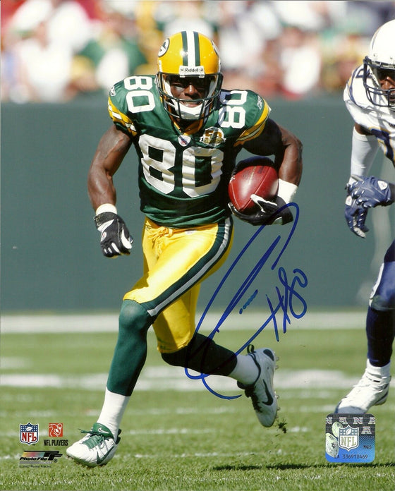 Packers DONALD DRIVER Signed 16x20 Photo #6 AUTO - SB XLV Champ - Career Leader