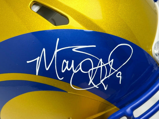 Matthew Stafford Signed F/S Authentic Flash Helmet Fanatics - 757 Sports Collectibles