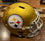 Lynn Swann Autographed Pittsburgh Steelers Blaze Helmet HOF 01 SB X MVP Beckett - 757 Sports Collectibles