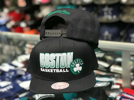 Boston Celtics SCORE KEEPER Snapback Mitchell & Ness NBA Adjustable Hat