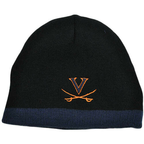 NCAA Zephyr Reversible Youth Knit Beanie Nordic Hat Virginia Cavaliers Cavs