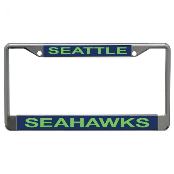 SEATTLE SEAHAWKS LIC PLT FRAME S/L PRINTED