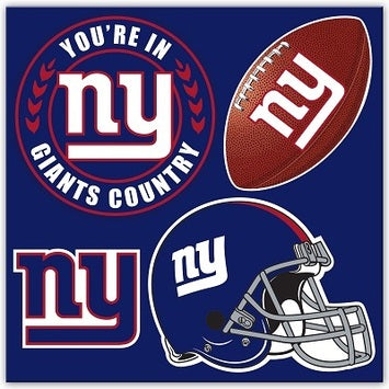 New York Giants 4 Piece Magnet Set