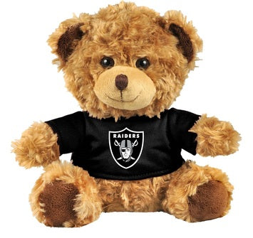 Oakland Raiders 10" Plush Teddy Bear w/ Jersey