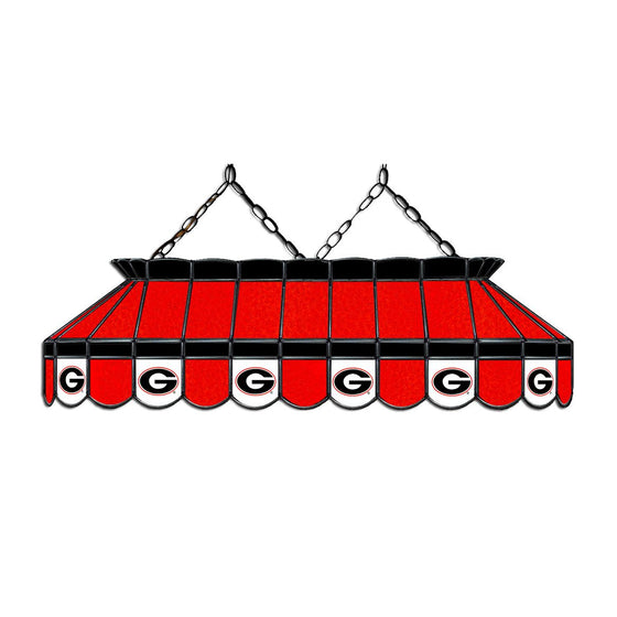 Georgia Bulldogs 40' Stained Glass Billiard Light