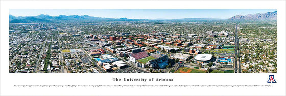 Arizona Football - Stadium Aerial  - Unframed - 757 Sports Collectibles