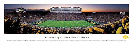 Iowa Football - 50Yard Line - Unframed - 757 Sports Collectibles