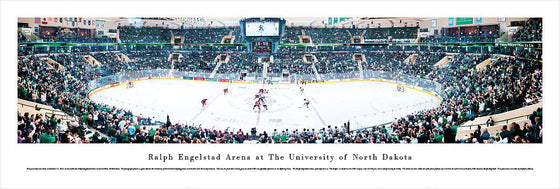 North Dakota Hockey - Face-Off - Unframed - 757 Sports Collectibles